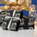 Search for spooky christmas wrapping paper Vintage