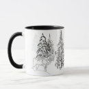 Search for winter forest mugs Deer