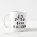Search for stop talking mugs Sarcasm