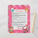 Search for santa letterhead stationery paper North pole