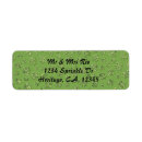 Search for clover return address labels St patricks day