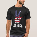 Search for hand peace sign tshirts Patriotic