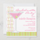 Search for martini hens party invitations Bride