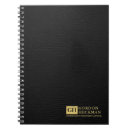 Search for black leather notebooks Gold