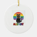 Search for rainbow cat christmas tree decorations Lesbian