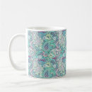 Search for blue paisley mugs Vintage
