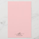 Search for pink stationery paper Minimalist