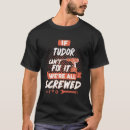 Search for tudor tshirts Tudor last name