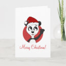 Search for panda bear christmas cards Animal