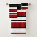 Search for red and white stripes bath towels Lines