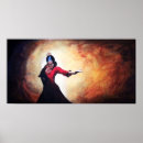 Search for flamenco dancer posters Black