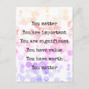 Search for positive affirmation postcards Typography