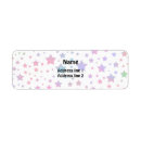 Search for neon return address labels Cute