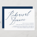 Search for navy rehearsal dinner invitations Minimalist