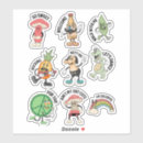 Search for adorable character stickers Kawaii