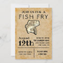 Search for fish fry party invitations Rustic