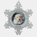 Search for puppy first christmas tree decorations Blue