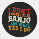 Search for banjo player stickers Banjoist