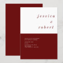 Search for simple red invitations Classic