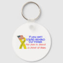 Search for support our troops round key rings Military