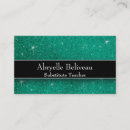 Search for substitute teacher business cards Professional