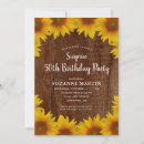 Search for rustic surprise party invitations Floral