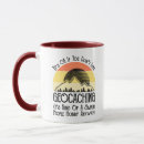 Search for geocache mugs Treasure hunting