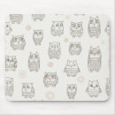 Search for pattern owl mousepads Decorative