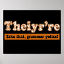 Search for funny english teacher posters Grammar police