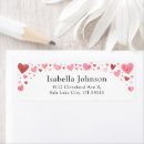 Search for valentines labels Watercolor