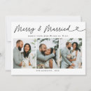 Search for our first married christmas cards Minimal