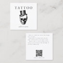 Search for tattoo business cards Skull