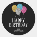 Search for birthday balloons stickers Glitter
