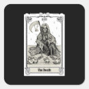 Search for death card stickers Tarot