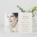 Search for golden bridal shower invitations Classic