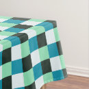 Search for aqua tablecloths Plaid