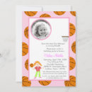 Search for basket ball invitations Pink