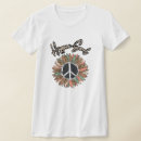 Search for sunflower peace sign tshirts Retro