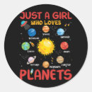 Search for love planet stickers Space