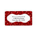 Search for western country return address labels Red