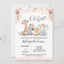 Search for palm leaf invitations Jungle animals