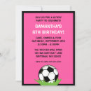 Search for girl soccer invitations Cute