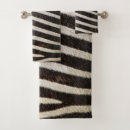 Search for black and white zebra bath towels Stripes