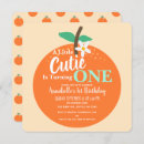 Search for turning one birthday invitations Cutie