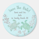 Search for save the date beach magnets Aqua