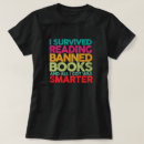 Search for read banned books tshirts Bookworm