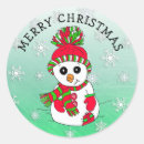 Search for cartoon snowman stickers Snowflakes