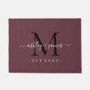 Search for burgundy doormats New homeowners