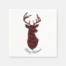Search for red and black napkins Chequered