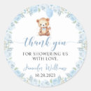 Search for blue teddy bear stickers Baby boy shower